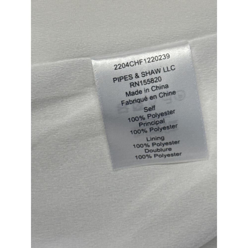 New Veronica Beard Lilliana Plisse Pleated Halter Wite Maxi Dress Bridal Sz 4 - Picture 14 of 15